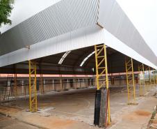 Cobertura da Quadra Esportiva no Colégio Estadual do Campo Affonso Martinez Albaladejo e Caetano Munhoz da Rocha.
