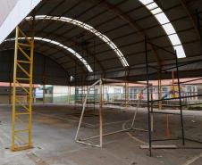 Cobertura da Quadra Esportiva no Colégio Estadual do Campo Affonso Martinez Albaladejo e Caetano Munhoz da Rocha.