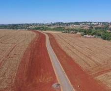 Pavimentacão em Pedra Poliédrica na KD-306  em Palotina 