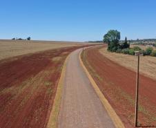 Pavimentacão em Pedra Poliédrica na KD-306  em Palotina 