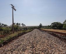 Maripá - 21-10-2020 -Pavimentação da estrada Auto Aurora em Maripá 