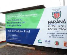 Mangueirinha ganha asfalto novo, parque e feira do agricultor 