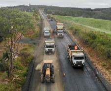 Pavimentação da PR-364 já muda vida de quem vive no Centro Sul