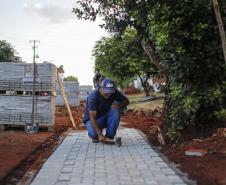  Obras de Pavimentação asfáltica e calçada na cidade de Braganey 