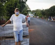  Obras de Pavimentação asfáltica e calçada na cidade de Braganey 