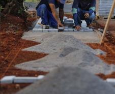  Obras de Pavimentação asfáltica e calçada na cidade de Braganey 