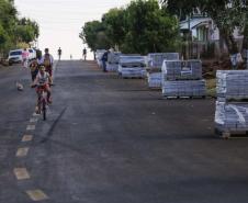  Obras de Pavimentação asfáltica e calçada na cidade de Braganey 