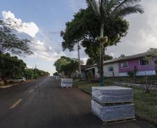  Obras de Pavimentação asfáltica e calçada na cidade de Braganey 