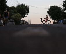  Obras de Pavimentação asfáltica e calçada na cidade de Braganey 