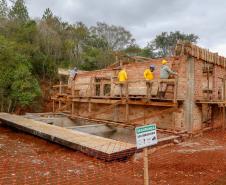 Obras da Sanepar em Laranjeiras do Sul 