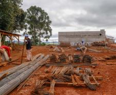 Obras da Sanepar em Laranjeiras do Sul 