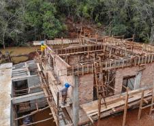 Obras da Sanepar em Laranjeiras do Sul 
