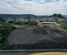 Construção de túnel em Francisco Beltrão. 