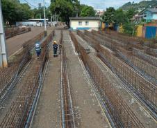 Construção de túnel em Francisco Beltrão. 