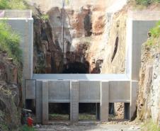 Construção de túnel em Francisco Beltrão. 