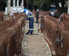 Construção de túnel em Francisco Beltrão. 