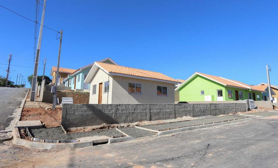 Requalificacao Urbana Reboucas - Vila Facao -  53 casas populares que estão sendo construídas pelo Governo do Paraná em Rebouças