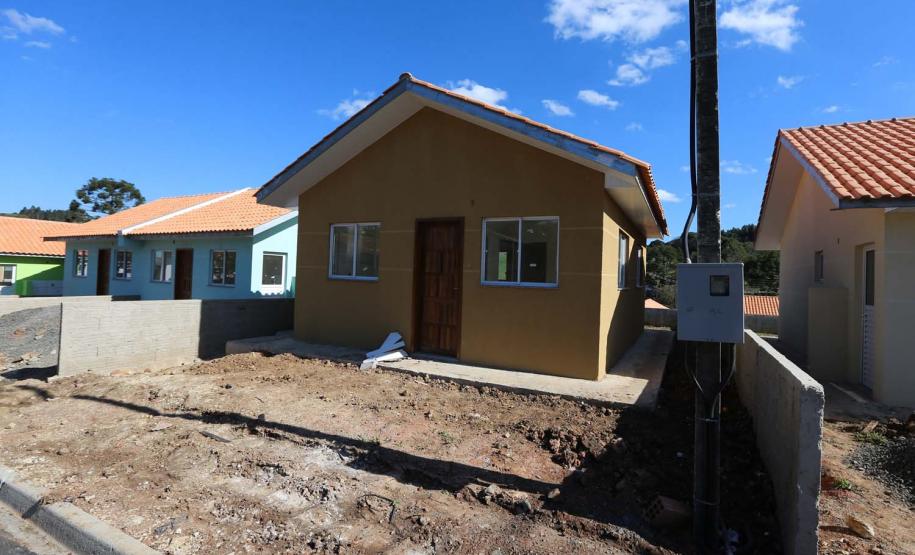 Requalificacao Urbana Reboucas - Vila Facao -  53 casas populares que estão sendo construídas pelo Governo do Paraná em Rebouças