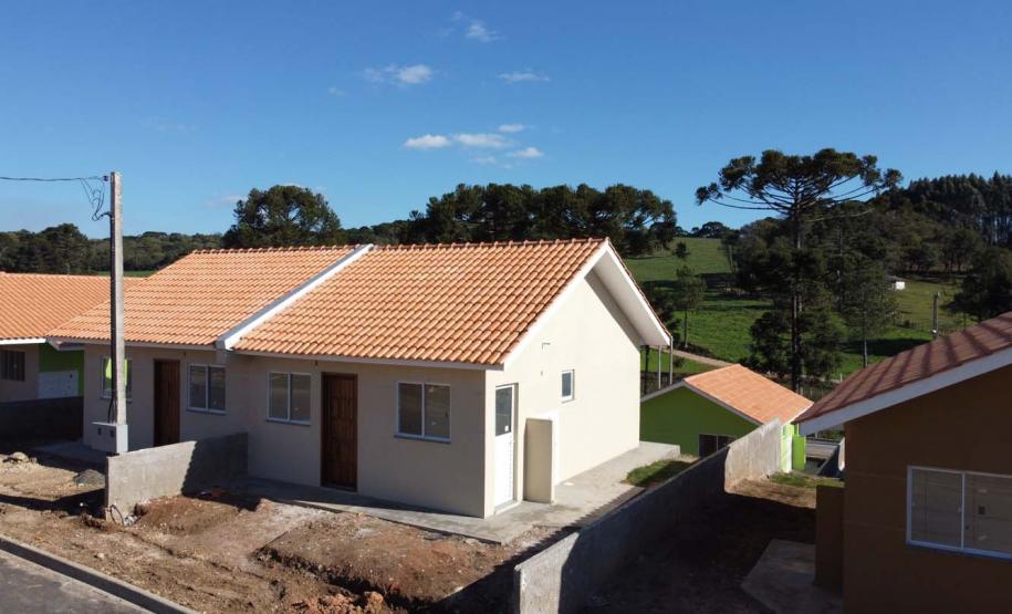 Requalificacao Urbana Reboucas - Vila Facao -  53 casas populares que estão sendo construídas pelo Governo do Paraná em Rebouças