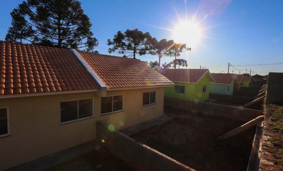 Requalificacao Urbana Reboucas - Vila Facao -  53 casas populares que estão sendo construídas pelo Governo do Paraná em Rebouças