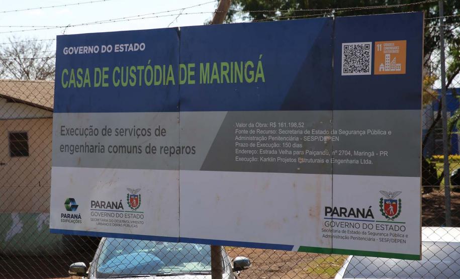 Casa de Custodia de Maringa - Execucao de servicos de  engenharia comuns e reparos