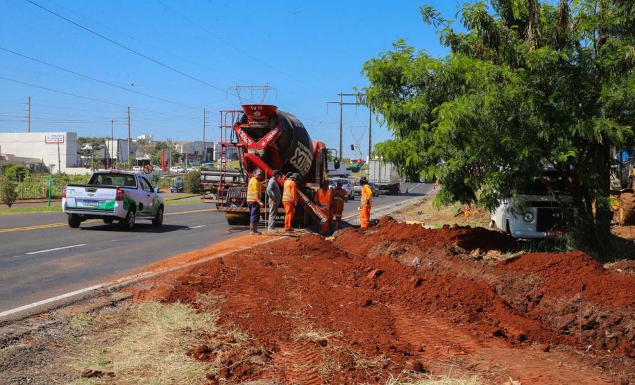 Obras do Contorno Sul de Maringa sao  11,8 km de extensão entre as PR-317 e a BR-376. Recuperacao emergencial do pavimento.  -  04/08/2020 -  Foto: Geraldo Bubniak/AEN