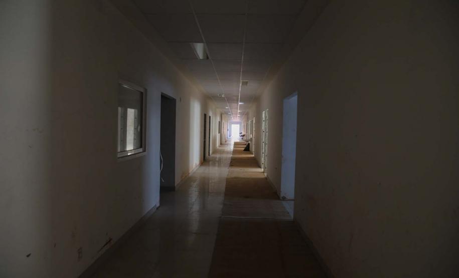 Obras do Hospital da Criança de Maringá,   serao 160 leitos, sendo 20 de UTI, a área construída é de aproximadamente 23 mil metros quadrados e está no espaço do antigo aeroporto da cidade, doado pela União ao município. O local tem cerca de 90 mil metros quadrados. -  04/08/2020 -  Foto: Geraldo Bubniak/AEN