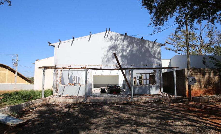 Obras de Construcao de 3 UBS - Unidade Básica de Saúde nos bairros Vila Alta, Santa Paula e Parque  Hortencia em Guaira.   06/08/2020 -  Foto: Geraldo Bubniak/AEN
