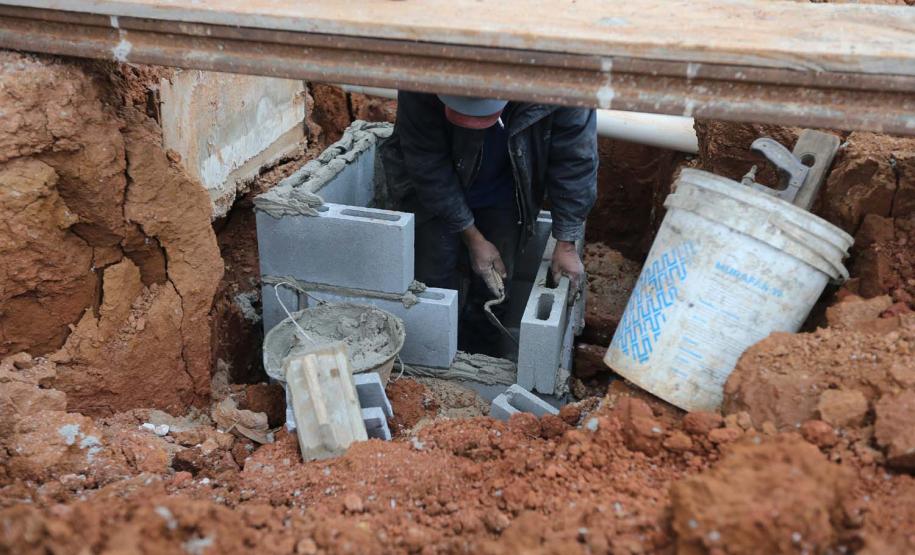 Construcao da Delegacia Cidada de Almirante Tamandare. A delegacia cidadã é um novo modelo de atendimento em delegacias no Paraná, com espaços específicos e reservados para separar vítimas de agressores e possibilidade de auxílio de assistentes sociais e psicólogos, quando necessário. Almirante Tamandare