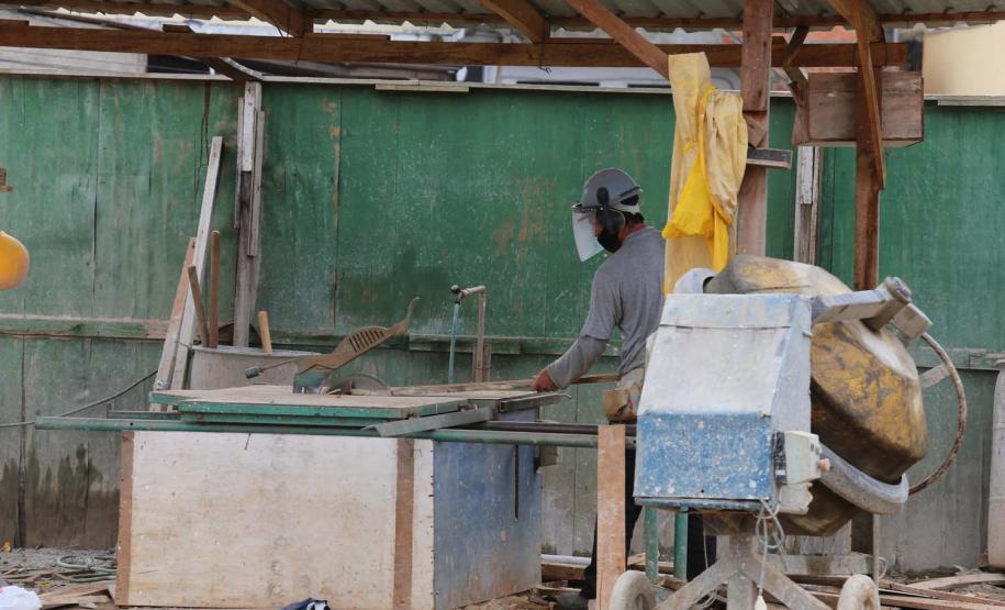 Construcao da Delegacia Cidada de Almirante Tamandare. A delegacia cidadã é um novo modelo de atendimento em delegacias no Paraná, com espaços específicos e reservados para separar vítimas de agressores e possibilidade de auxílio de assistentes sociais e psicólogos, quando necessário. Almirante Tamandare