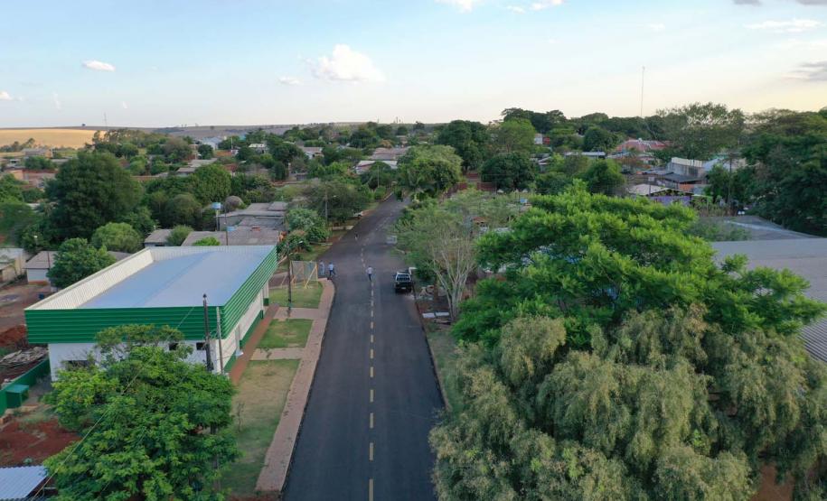 Obras de Pavimentação asfáltica e calçada na cidade de Braganey