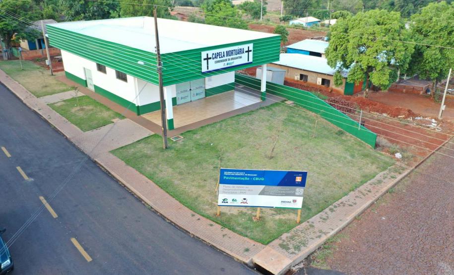 Obras de Pavimentação asfáltica e calçada na cidade de Braganey