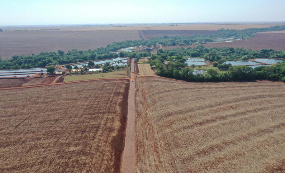 Maripá - 21-10-2020 -Pavimentação da estrada Auto Aurora em Maripá