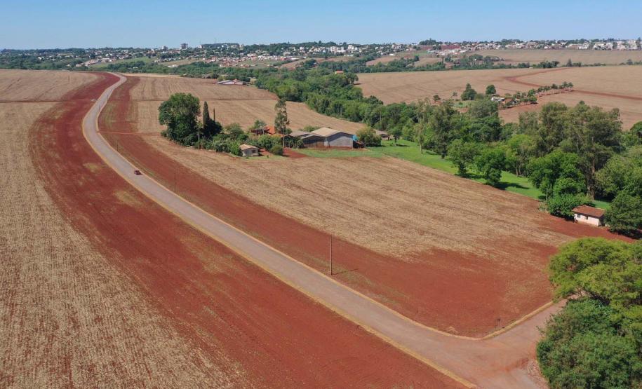 Pavimentacão em Pedra Poliédrica na KD-306  em Palotina