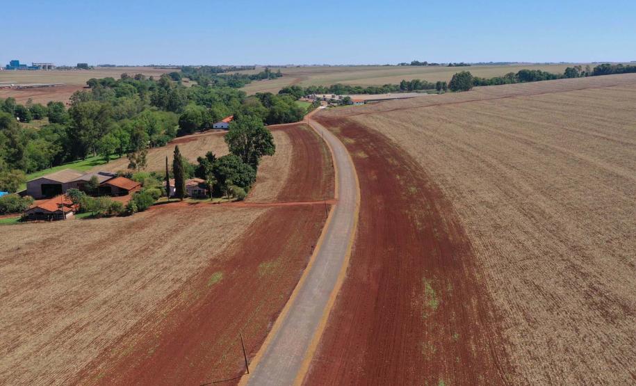 Pavimentacão em Pedra Poliédrica na KD-306  em Palotina
