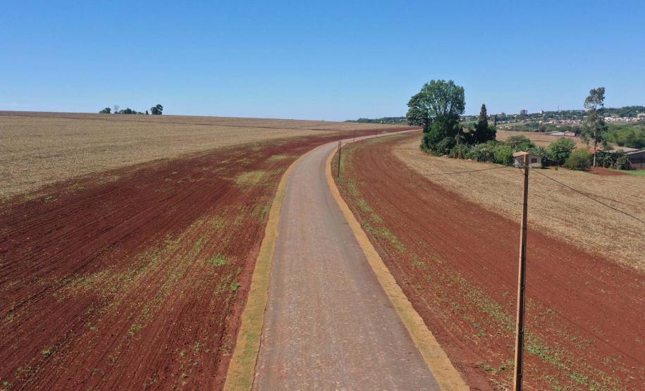 Pavimentacão em Pedra Poliédrica na KD-306  em Palotina