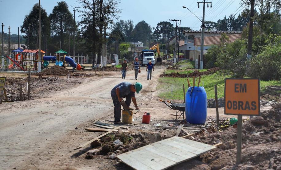 Revitalização de ruas garante mais conforto aos moradores de Mallet