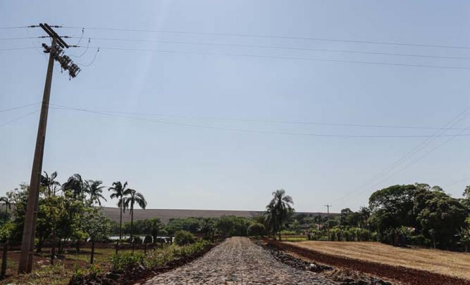 Maripá - 21-10-2020 -Pavimentação da estrada Auto Aurora em Maripá