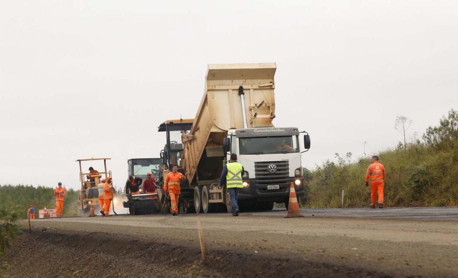 Pavimentação da PR-364 já muda vida de quem vive no Centro Sul