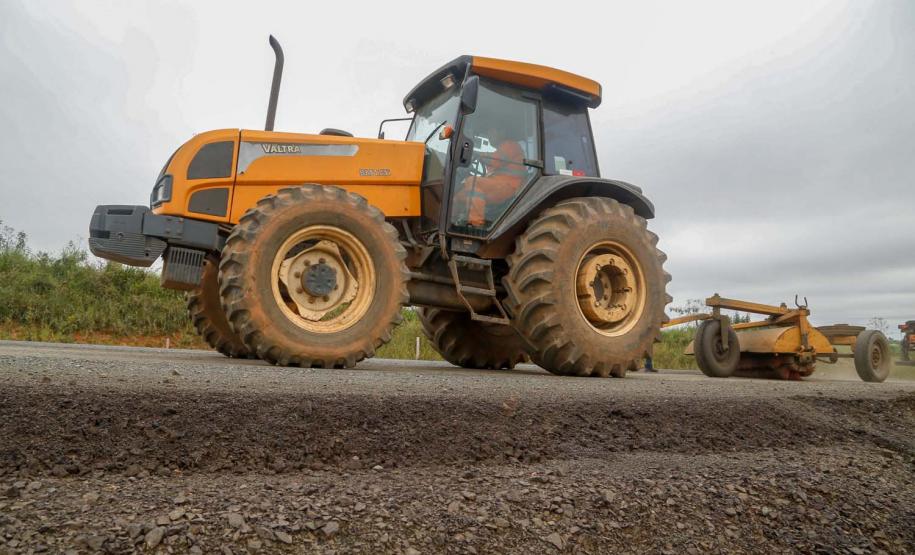 Pavimentação da PR-364 já muda vida de quem vive no Centro Sul