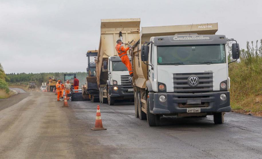 Pavimentação da PR-364 já muda vida de quem vive no Centro Sul