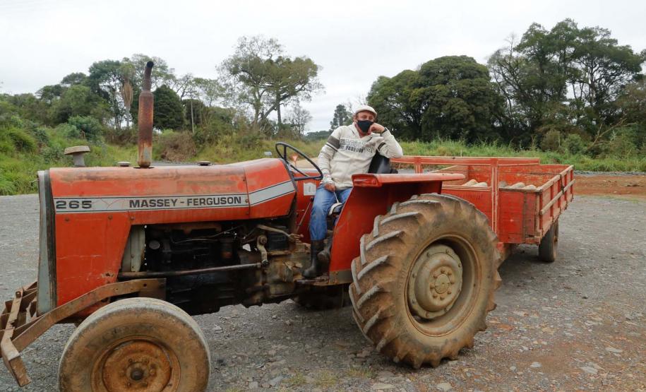 Pavimentação da PR-364 já muda vida de quem vive no Centro Sul