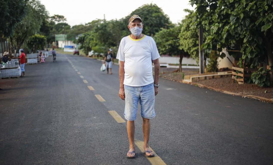Obras de Pavimentação asfáltica e calçada na cidade de Braganey