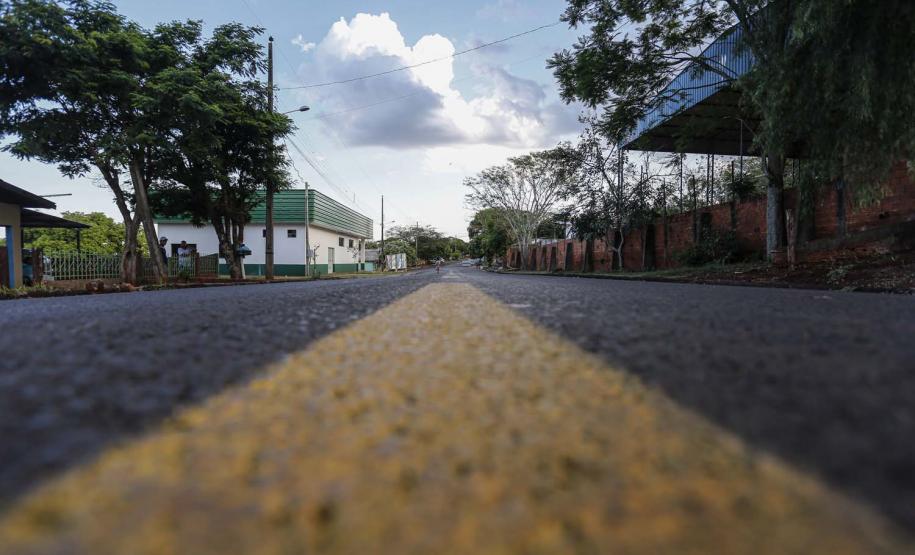 Obras de Pavimentação asfáltica e calçada na cidade de Braganey