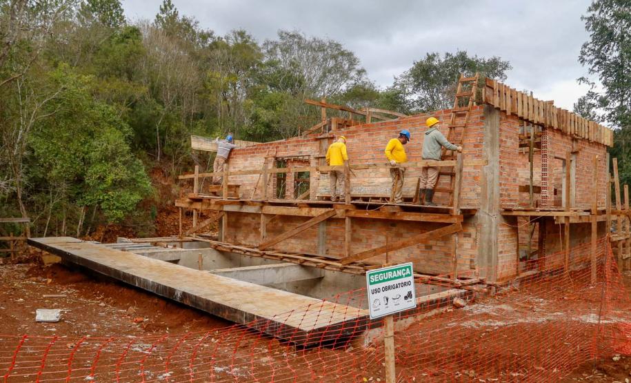 Obras da Sanepar em Laranjeiras do Sul
