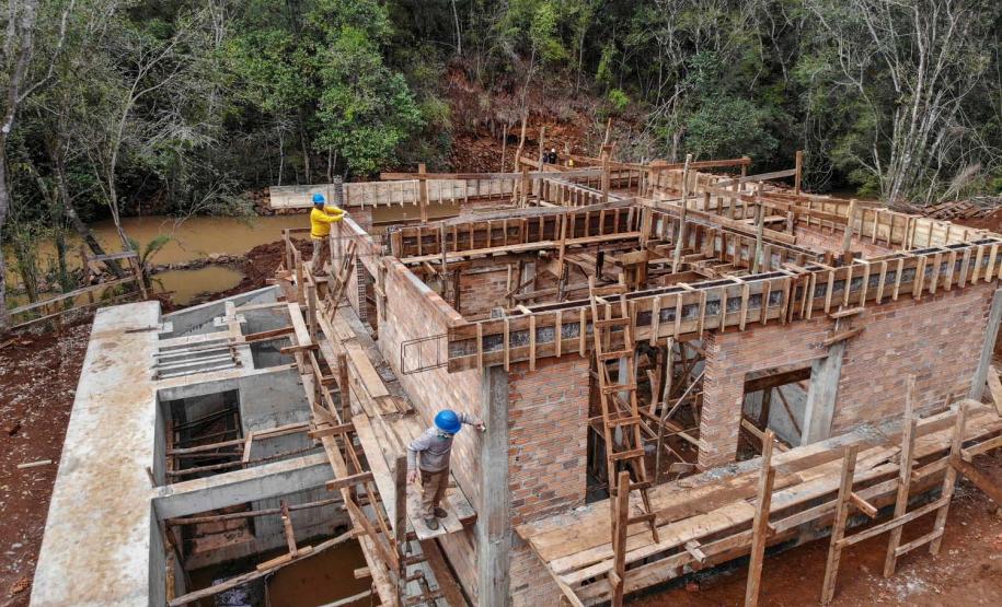 Obras da Sanepar em Laranjeiras do Sul