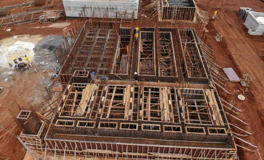 Obras da Sanepar em Laranjeiras do Sul