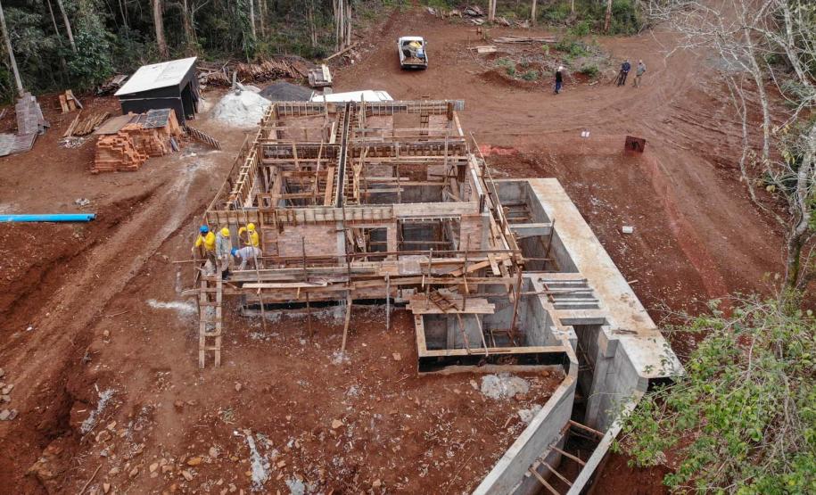 Obras da Sanepar em Laranjeiras do Sul