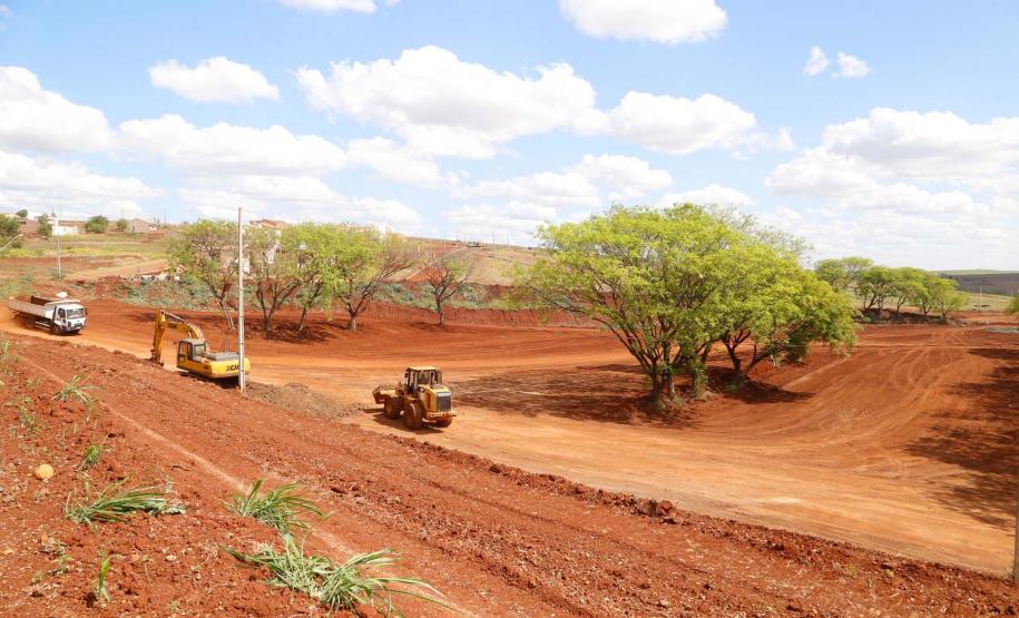 Parque urbano em Andirá
