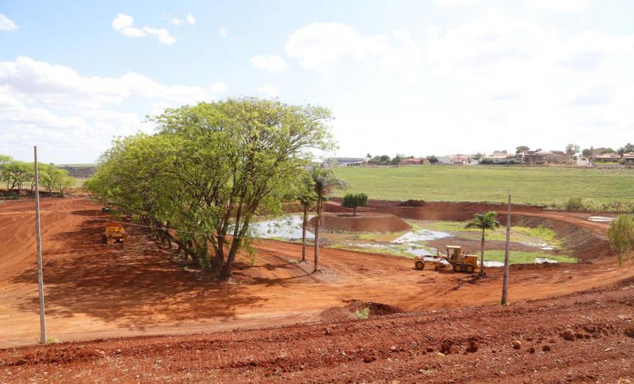 Parque urbano em Andirá